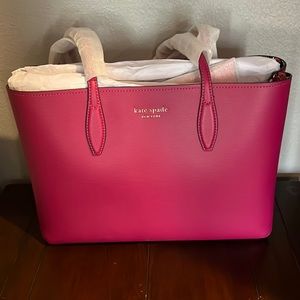 Kate Spade large tote - plum